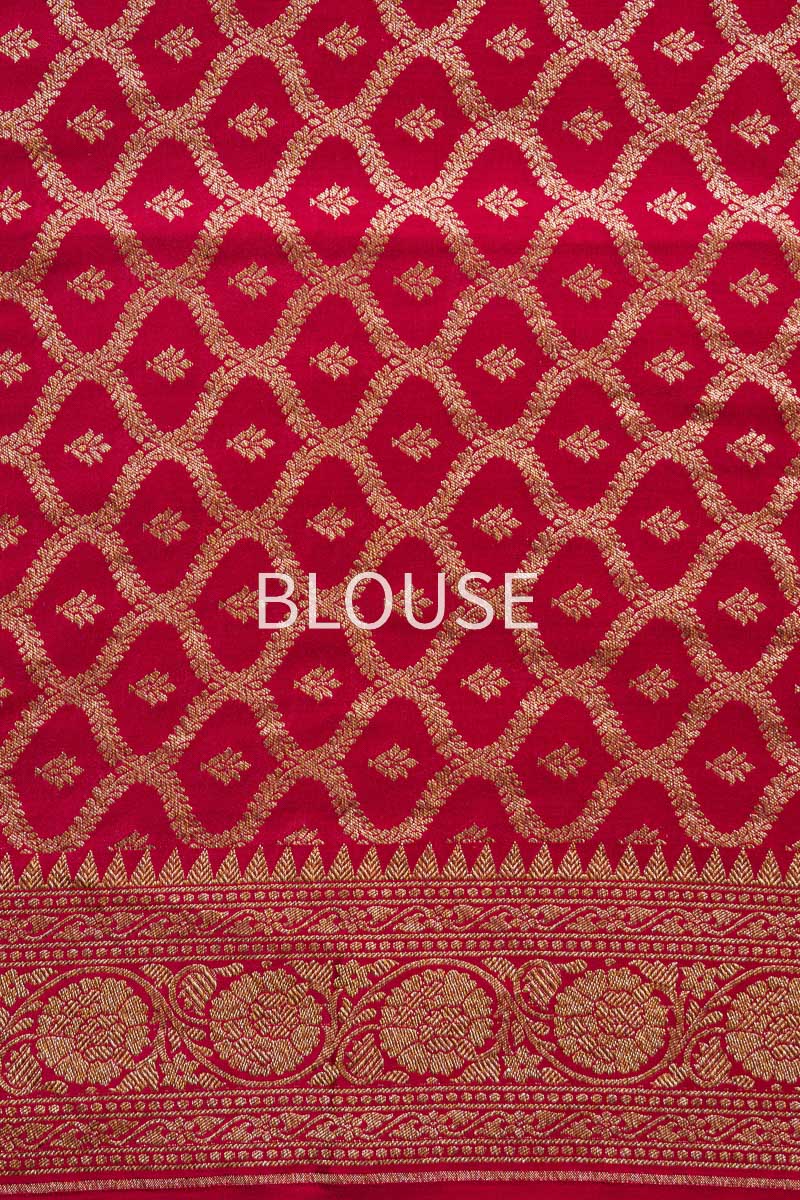 Green Handwoven Banarasi Crepe Silk Saree