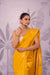 Yellow Handwoven Banarasi Pure Silk Saree
