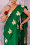 Green Handwoven Banarasi Pure Silk Saree