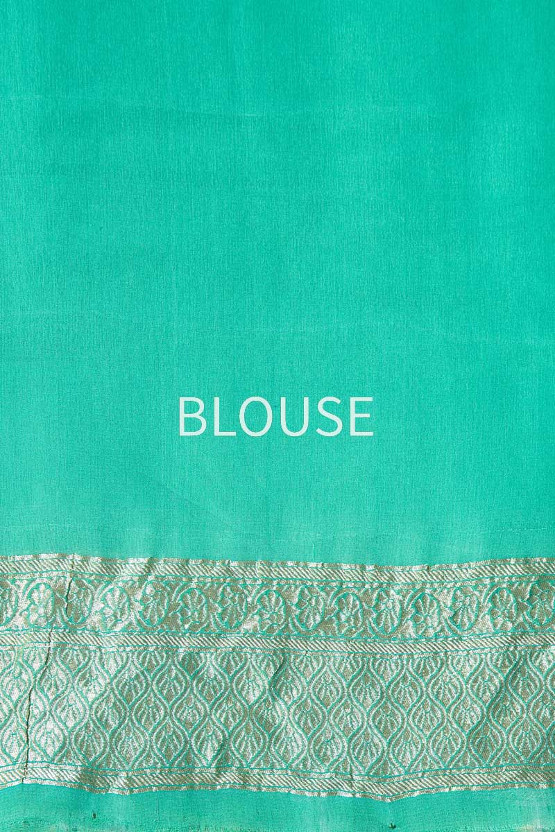 Multicolor Handwoven Banarasi Georgette Saree