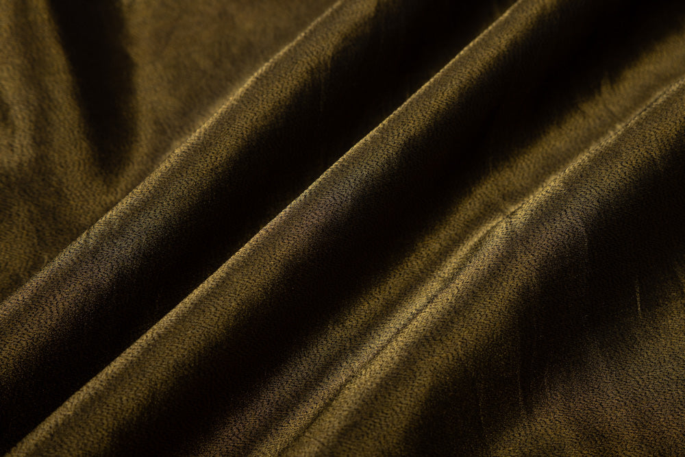 Black Banarasi Tissue Silk Fabric
