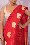Red Handwoven Banarasi Pure Silk Saree