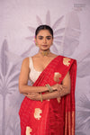 Red Handwoven Banarasi Pure Silk Saree