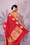 Red Handwoven Banarasi Pure Silk Saree