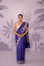 Navy Blue Handwoven Banarasi Pure Silk Saree