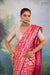 Fuchsia Pink Handwoven Banarasi Silk Saree