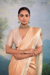 Mint Blue Handwoven Banarasi Silk Saree