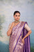 Blue Handwoven Banarasi Silk Saree