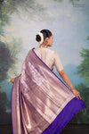 Blue Handwoven Banarasi Silk Saree