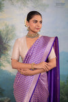 Blue Handwoven Banarasi Silk Saree