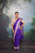 Purple Handwoven Banarasi Silk Saree