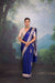 Navy Blue Handwoven Banarasi Silk Saree