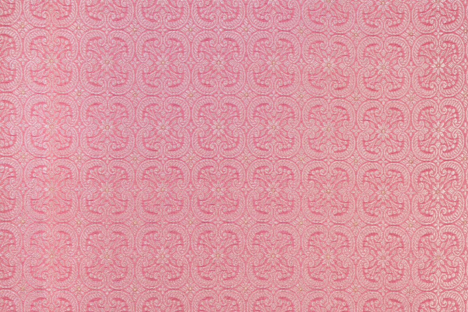 Pink Handwoven Banarasi Brocade Fabric