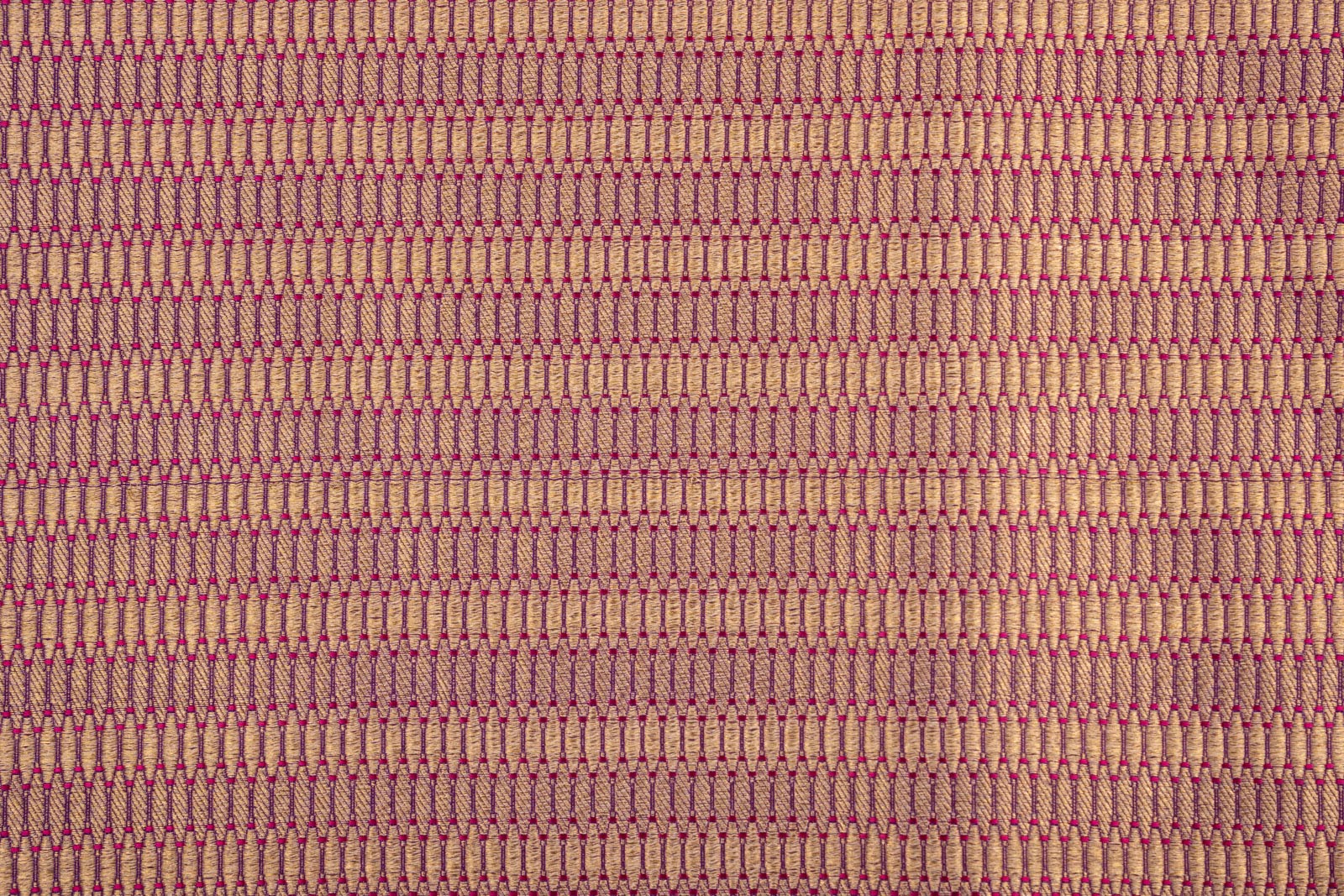 Purple Handwoven Banarasi Brocade Fabric
