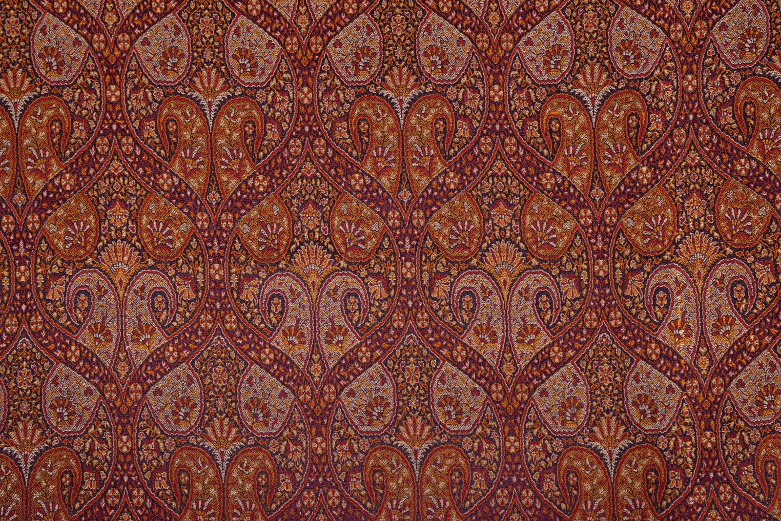 Navy Blue Handwoven Banarasi Tanchoi Silk Fabric