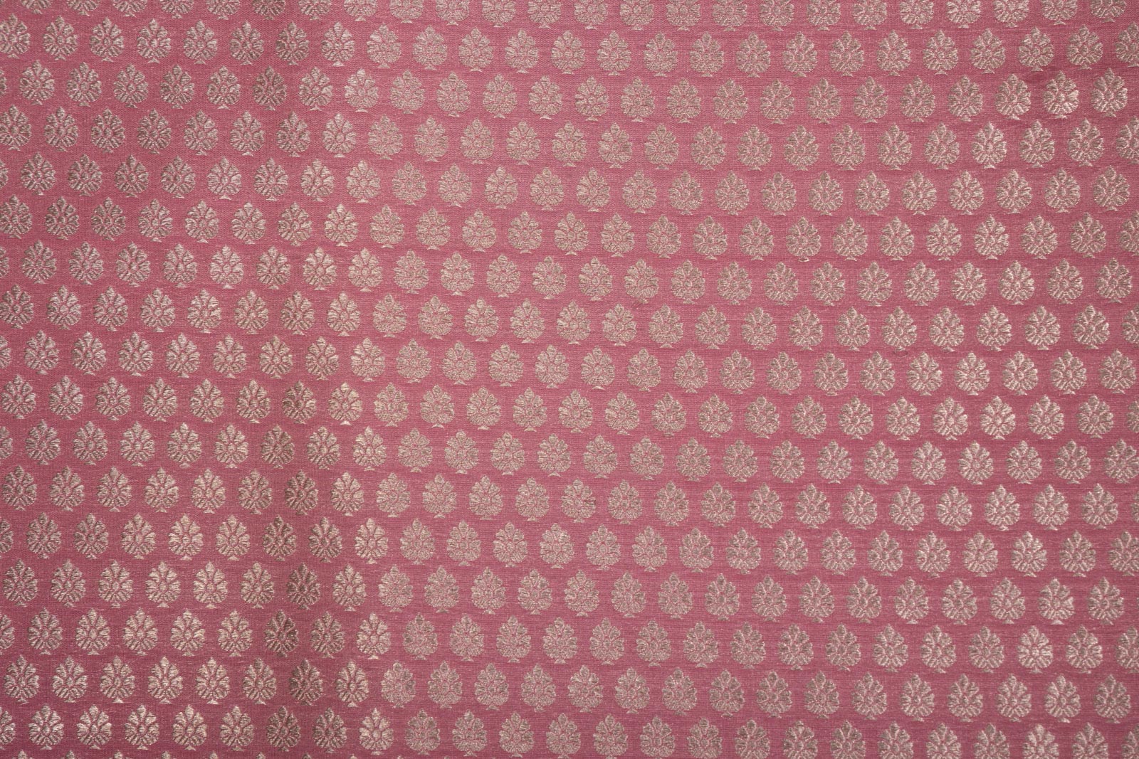 Pink Handwoven Banarasi Brocade Fabric