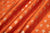 Orange Handwoven Banarasi Raw Silk Fabric