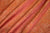 Orange Pink Handwoven Banarasi Tanchoi Silk Fabric