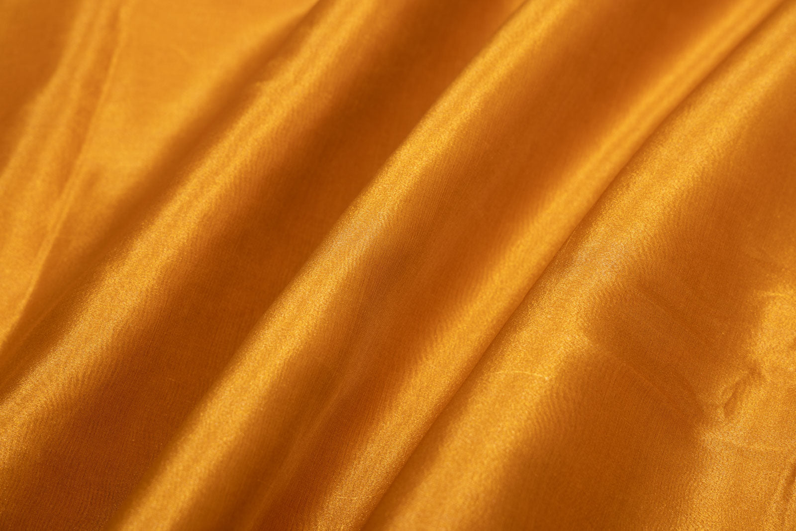 Mustard Yellow  Banarasi Tissue Silk Fabric
