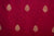 Red Dual Tone Handwoven Banarasi Silk Fabric