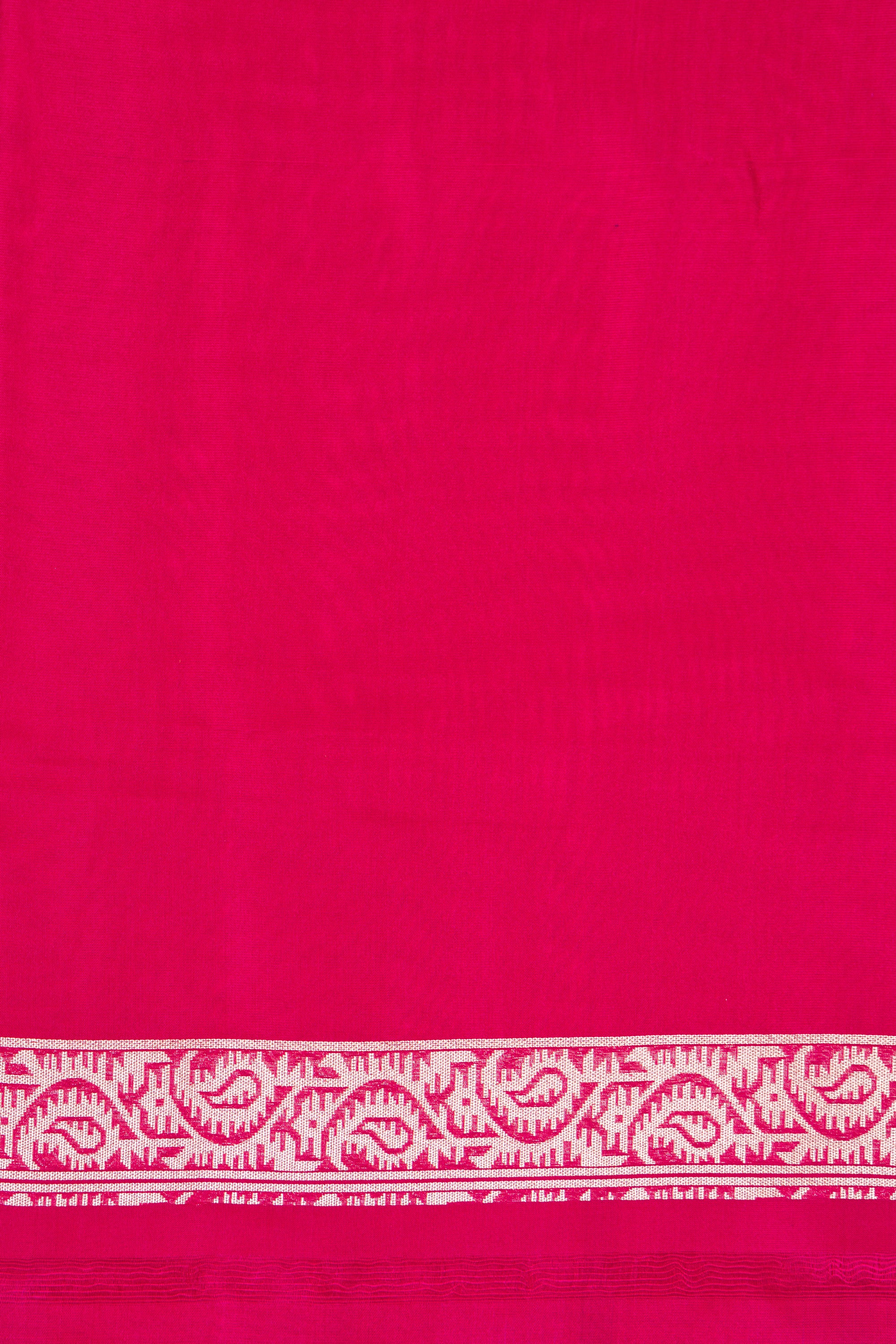 Pink Dual Tone Handwoven Banarasi Silk Suit Piece