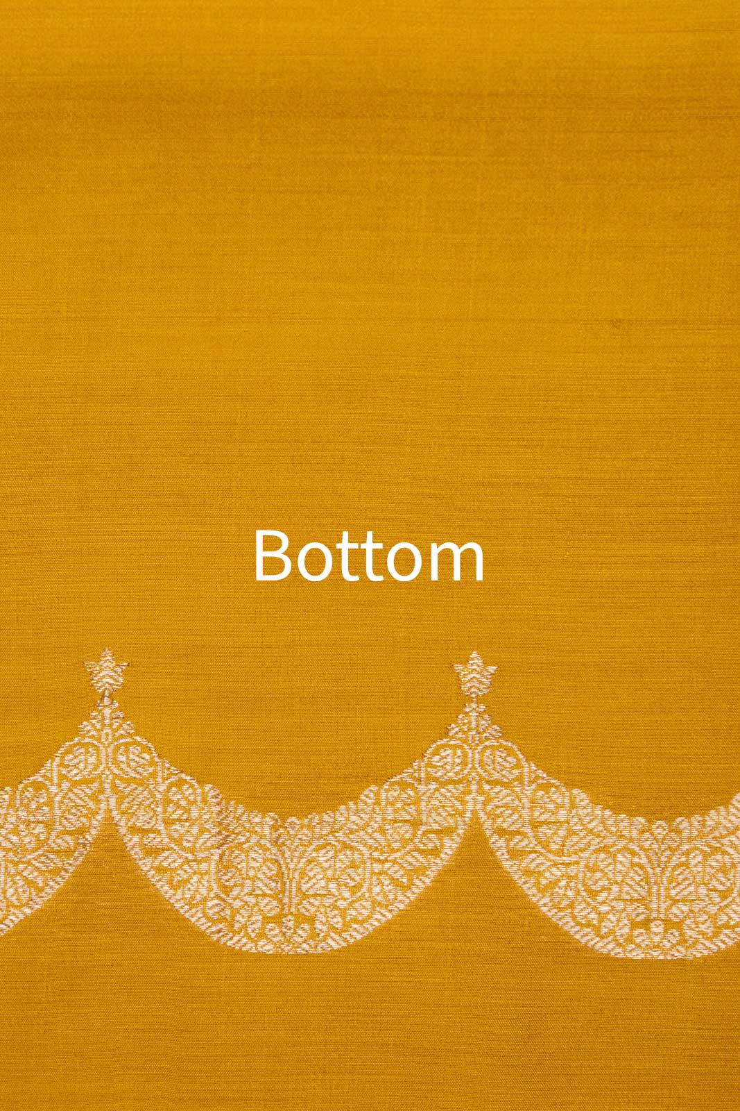 Yellow Handwoven Banarasi Silk Suit Piece