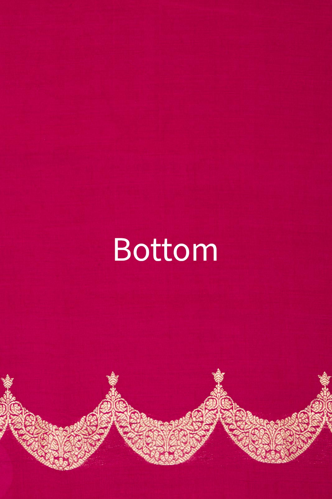 Fuchsia Pink Handwoven Banarasi Chiniya Silk Suit Piece