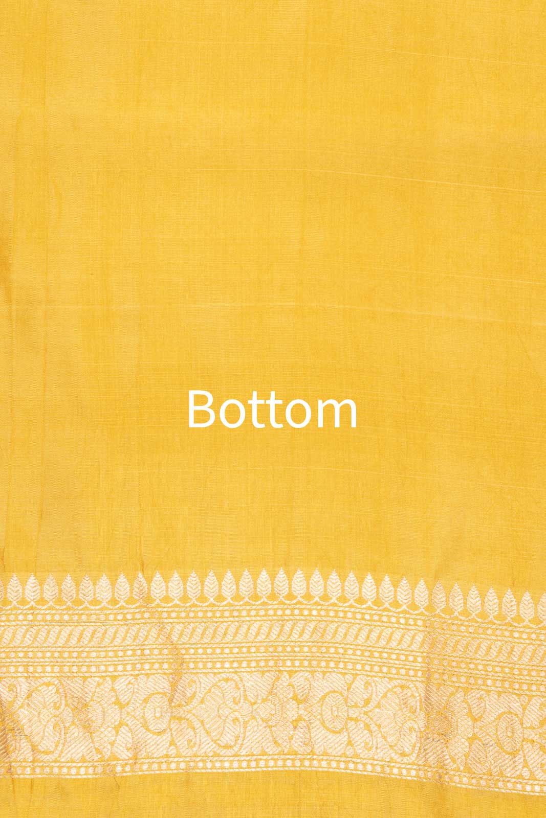 Yellow Handwoven Banarasi Silk Suit Piece