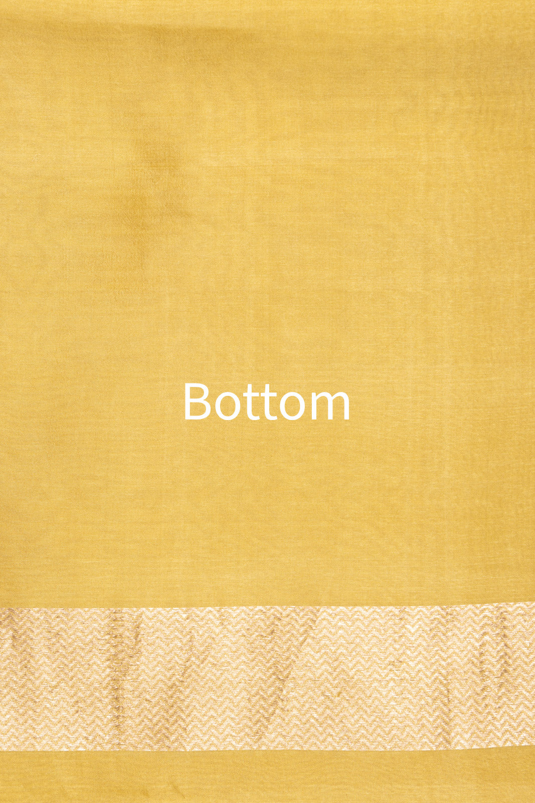 Yellow Handwoven Banarasi Silk Suit Piece