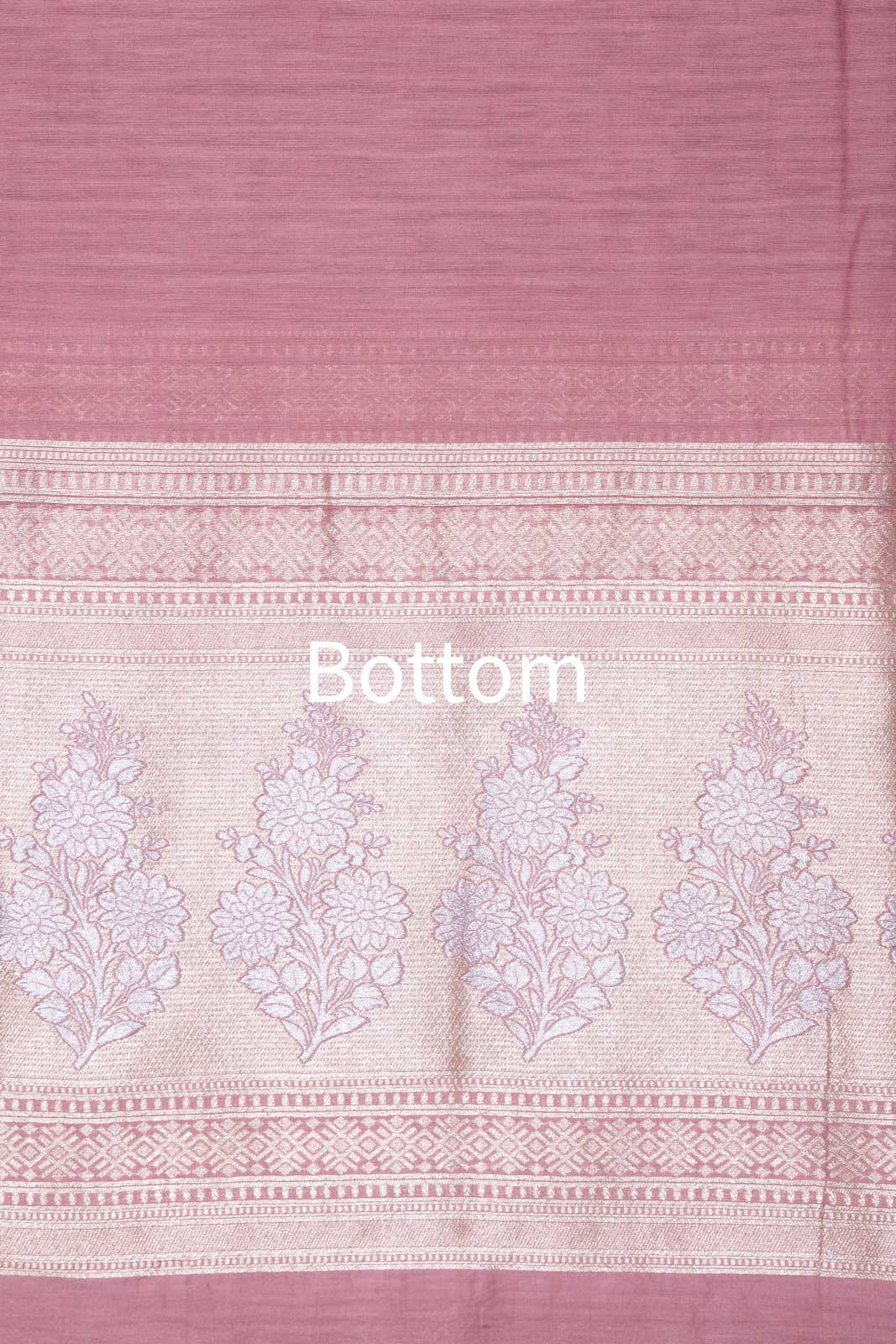 Pink Handwoven Banarasi Chanderi Suit Piece