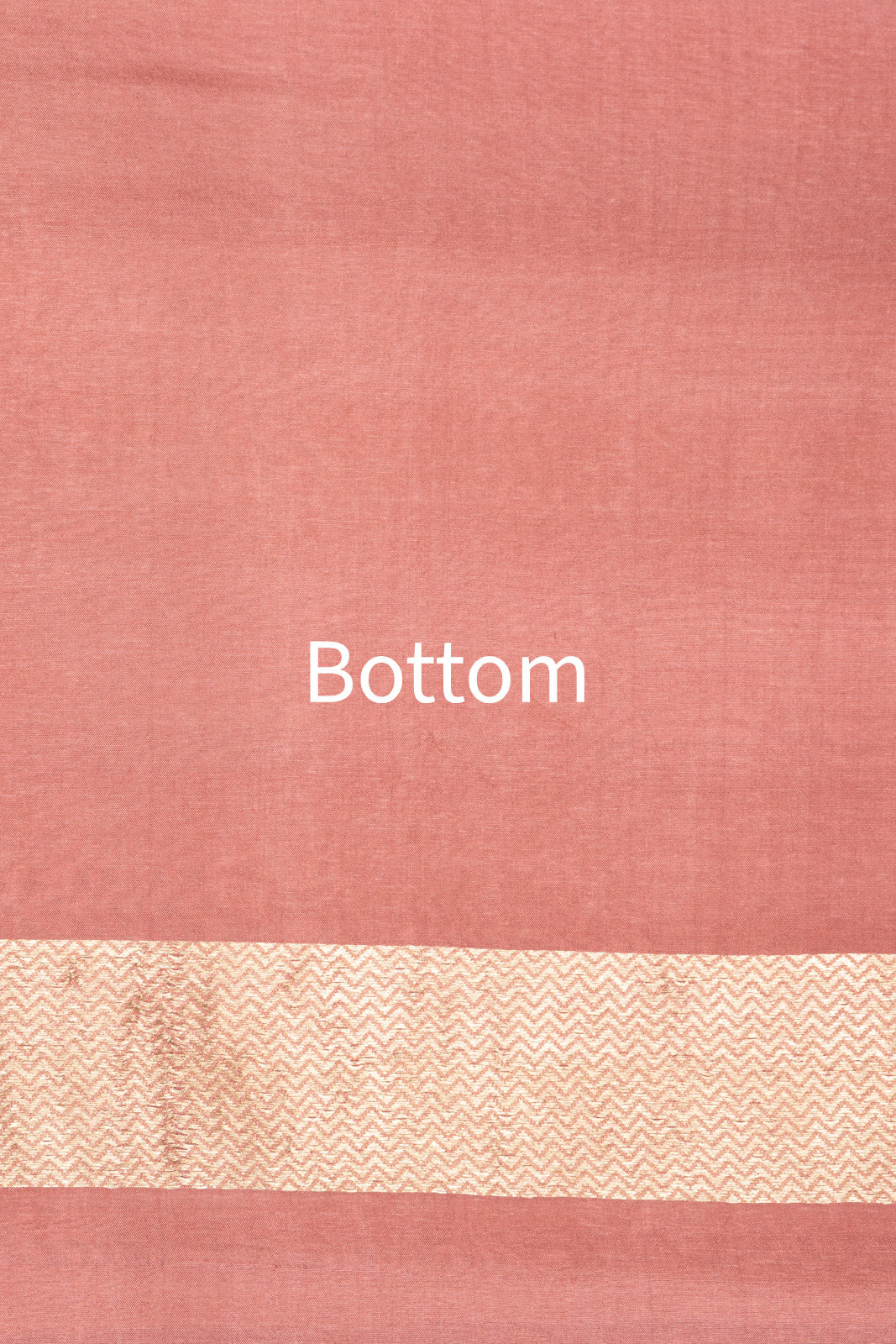 Peach Handwoven Banarasi Silk Suit Piece