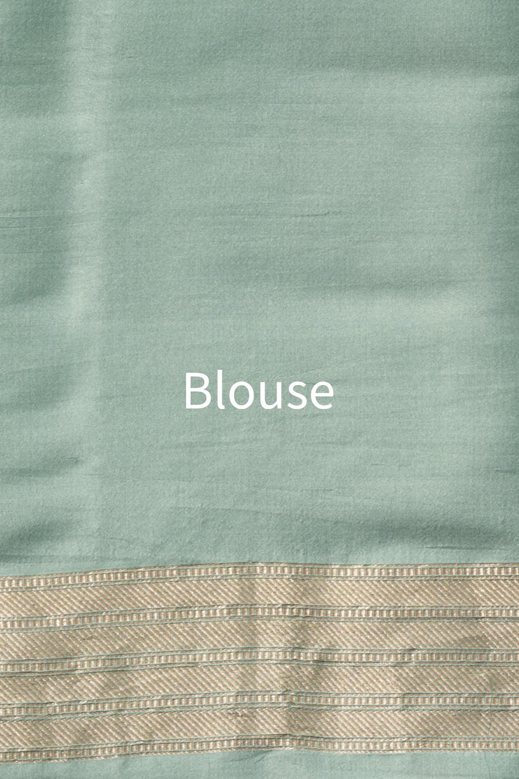 Mint Blue Handwoven Banarasi Kadhua Silk Saree