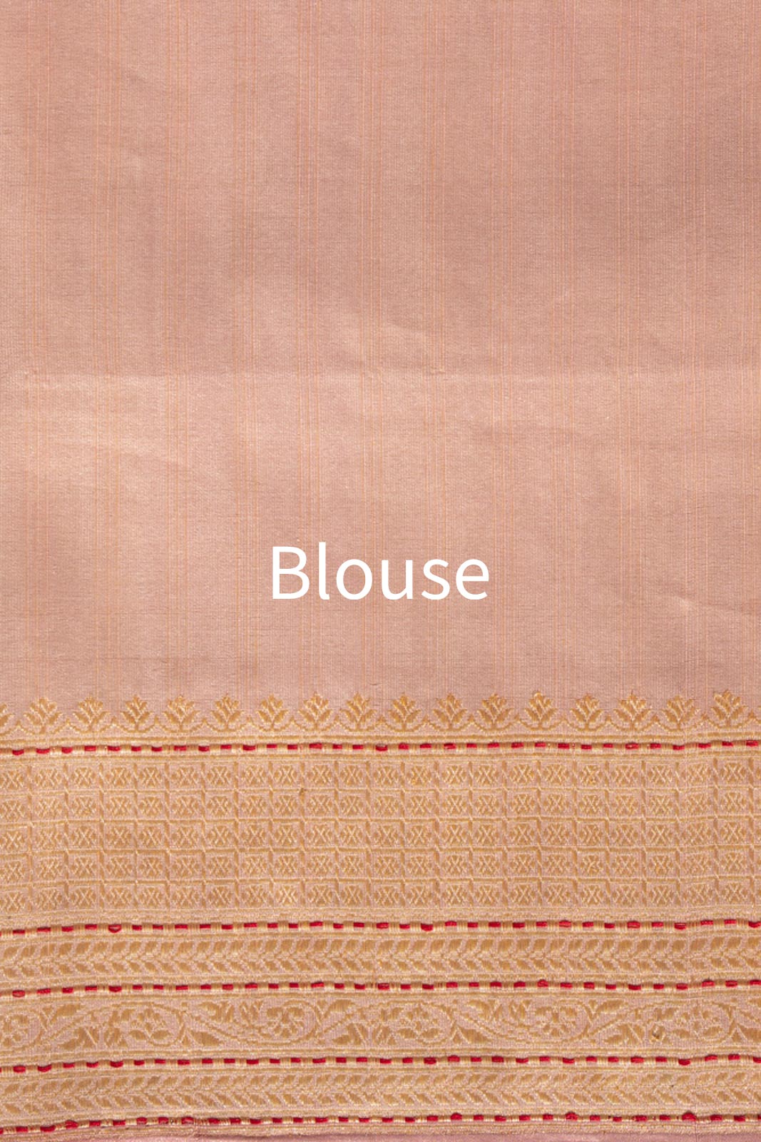 Baby Pink Handwoven Banarasi Kadhua Silk Tissue Saree