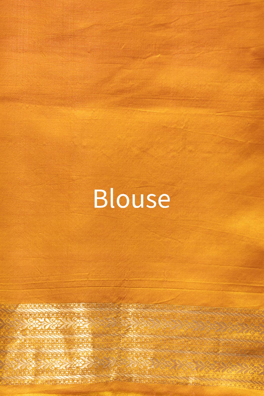 Mustard Yellow Handwoven Banarasi Satin Silk Saree