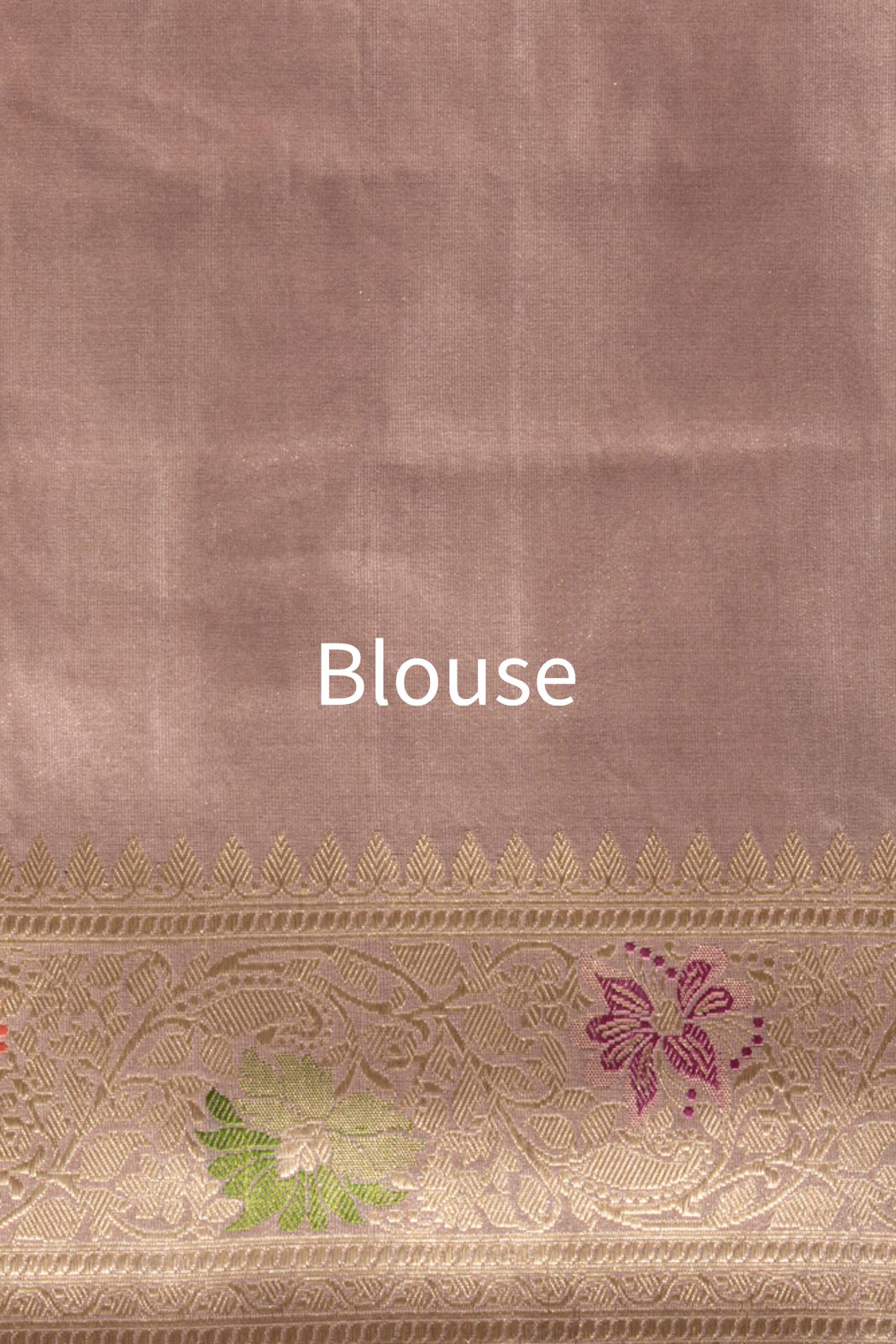 Baby Pink Handwoven Banarasi Kadhua Silk Tissue Saree