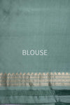 Mint Green Handwoven Banarasi Kadhua Tissue Silk Saree
