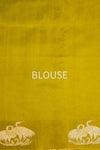 Lime Green Handwoven Banarasi Pure Silk Saree
