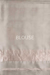 Grey Handwoven Banarasi Silk Saree