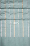 Powder Blue Handwoven Banarasi Pure Silk Saree