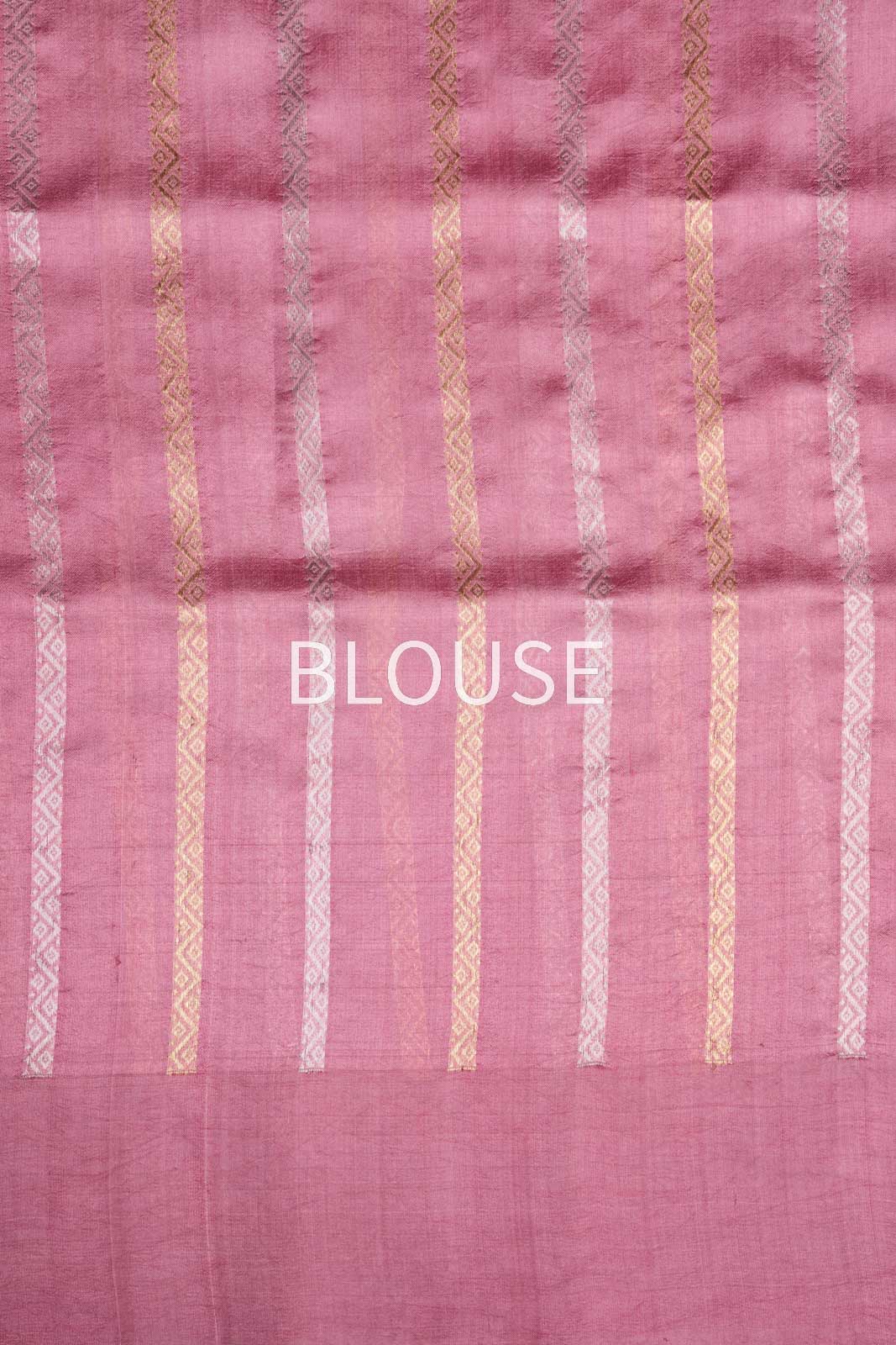 Pink Handwoven Banarasi Pure Silk Saree