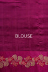 Powder Blue Handwoven Banarasi Kadhua Tissue Silk Saree