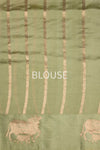 Pista Green Handwoven Banarasi Pure Silk Saree
