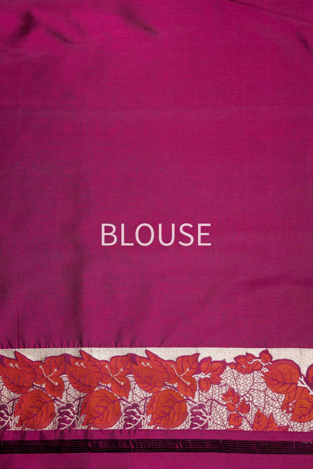 Wine Handwoven Banarasi Silk Saree