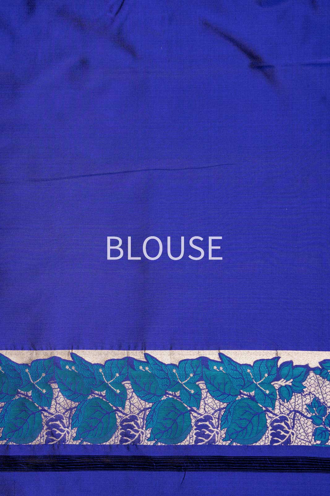 Navy Blue Handwoven Banarasi Silk Saree