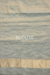 Mint Blue Handwoven Banarasi Tissue Silk Saree