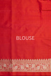 Red Handwoven Banarasi Silk Saree