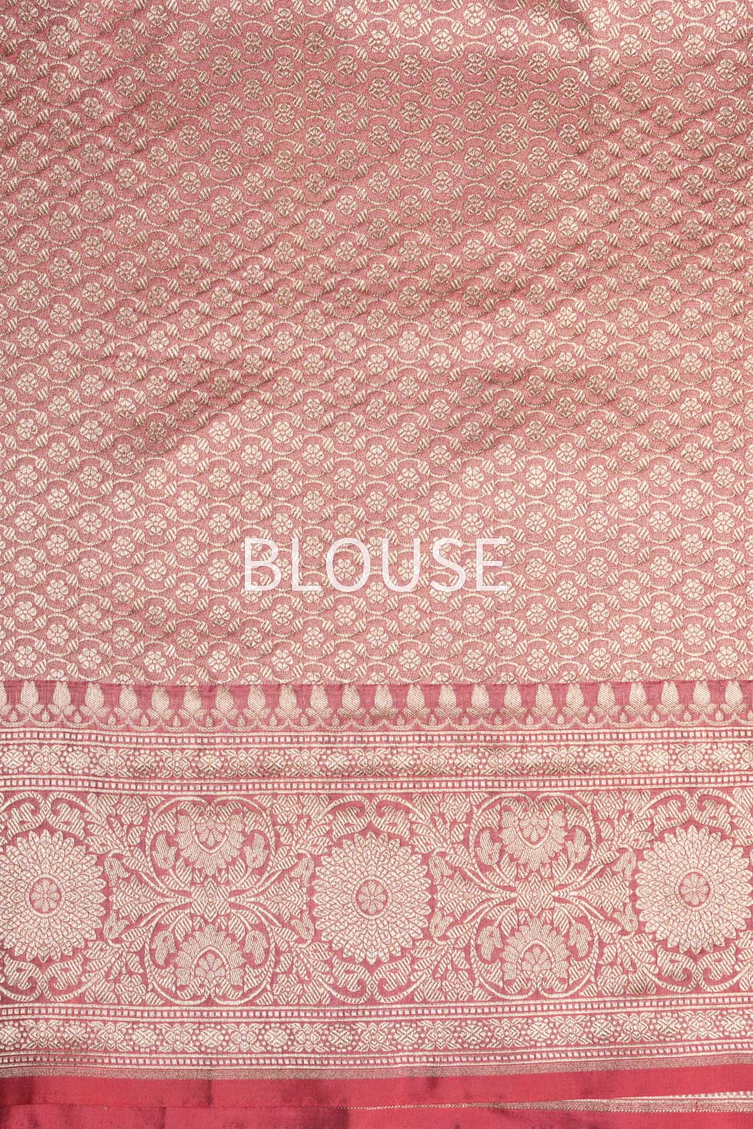 Lilac Handwoven Banarasi Silk Saree