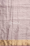 Lavender  Handwoven Banarasi Tissue Silk Saree