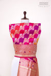 Multicolor Rangkat Handwoven Banarasi Kadhua Silk Dupatta