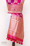 Multicolor Rangkat Handwoven Banarasi Kadhua Silk Dupatta